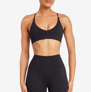 Women Seamless Sports Bra Stretch Breathable Activewear Running Gym <b>Top</b> Comfortable <b>Support</b> Fitness Training <b>Crop</b> - Product Image 4