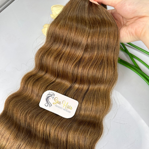 Cabello humano virgen ondulado Natural a granel de alta calidad 2025 tendencia caliente 100% cutícula completa alineada SDD #13 Color Super suelta onda profunda - Product Image 5