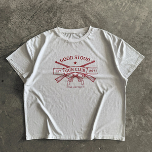 Men's Polyester/Cotton Summer Streetwear Hip Hop Casual Vintage Two-Piece Set Graphic T-Shirt Shorts Sublimation Printed Elastic - Product Image 4