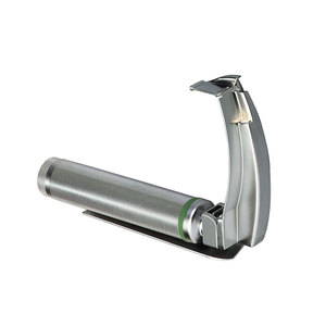 เครื่องมือส่องกล่องเสียงชนิดไฟเบอร์ออปติกแบบใช้มือหมุน ทำจากสแตนเลสสตีล ระดับ Class I ได้รับมาตรฐาน CE สำหรับใช้ในโรงพยาบาล อุปกรณ์การแพทย์สำหรับการผ่าตัดทางคลินิก - Product Image 5