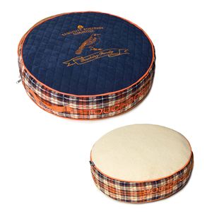 Coussin pour chien Bark Royale Designer Fleece Plaid, lits pour animaux de compagnie élégants, arrondis et surélevés - Product Image 2