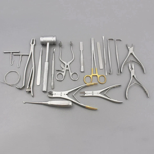 Kit d'instruments chirurgicaux orthopédiques vétérinaires Bone Bridge Instruments, 20 pièces, manuel, en acier inoxydable, certifié CE Classe I - Product Image 1