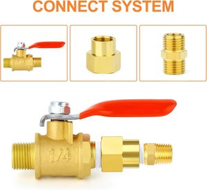 ข้อต่อท่อทองเหลืองแบบลดขนาด 3/8 x 1/2 BSP เกลียวใน - Product Image 6