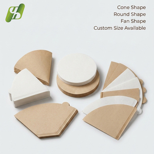 Cone Coffee Filter Paper for Hand Pour Over Coffee <strong>Dripper</strong> <strong>V60</strong> Brewer Manual Brewing and Cafe Accessory Supply - Product Image 2