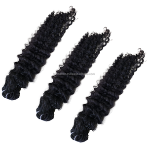 มาใหม่คุณภาพสูงแบบชาวอินโดนีเซียธรรมชาติชาวพม่าบริสุทธิ์เรมี่ส่วนขยายของมนุษย์ผมหยิกคู่ - Product Image 4