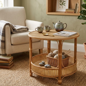 <b>Round</b> Bamboo Coffee <b>Table</b> Outdoor – Vietnamese Eco-Friendly Furniture for Home, Party & Wedding Decoration - Product Image 1