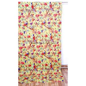 Rajasthan Handmade Printed Reversible Vintage Eco-Friendly All-Season <b>Double</b> Size Organic 100% Cotton Kantha Spread Printing - Product Image 3