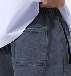 Pantalones Cortos de Algodón para Hombre, con Logotipo Personalizado, 100% Algodón Grueso, Estilo Casual, con Bolsillos, para Ropa Urbana de Verano - Product Image 3