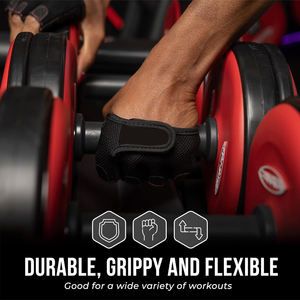 Nouveauté : Gants de fitness demi-doigts de qualité supérieure, conçus avec un design unique, anti-humidité, pour la musculation et l'usage en salle de sport - Product Image 6