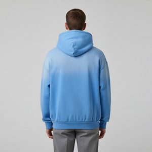 Custom <b>Mens</b> Full Hoodie Acid Wash Oversize <b>Pullover</b> Screen Printing Boxy Fit <b>Men</b> Distressed Hoodies Wholesale Customized - Product Image 5