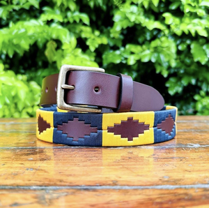 Heat Transfer Printed Custom Logo Genuine Leather Belts Men's Accessories Fashionable Eco Friendly Design Polo Belt For Sale - Product Image 5