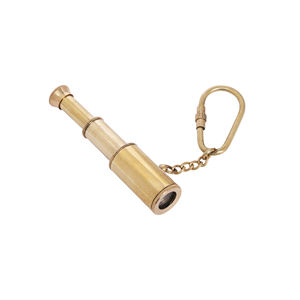 Llavero de Latón Vintage Hecho a Mano Shubham - Llaveros Náuticos Marinos Coleccionables, Llavero de Telescopio Artesanal, Dorado - Product Image 2