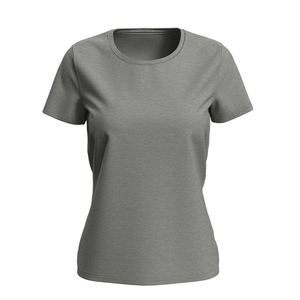 Camiseta de cuello redondo para mujer, ropa informal suave y transpirable para verano y uso diario - Product Image 5