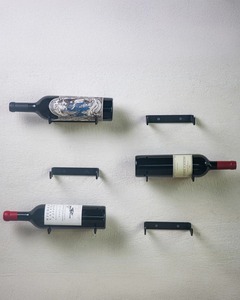 Porte-bouteilles mural en acier moderne résistant à la rouille avec une capacité de 10L pour le stockage de vin à domicile - Product Image 2