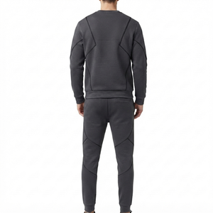 Conjunto Deportivo Informal Cómodo para Hombre, Ropa Deportiva para el Día a Día, Conjunto Deportivo con Cuello Redondo para Hombre, Traje de Entrenamiento con Logotipo Personalizado - Product Image 2