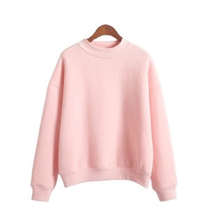 Sudaderas de mujer 2022 dulce coreano Jerséis cuello redondo de punto grueso Otoño Invierno Color caramelo sudaderas con capucha sueltas ropa de mujer sólida - Product Image 6