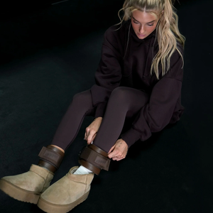 Sangles de cheville en néoprène rembourrées pour la musculation, avec anneaux en D réglables pour fixation de câble, entraînement de fitness en salle de sport - Product Image 3
