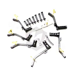 Ensemble de rétracteurs lombaires Caspar Micro de haute qualité, 14 pièces, en acier inoxydable doré et noir, instruments chirurgicaux médicaux de qualité supérieure - Product Image 1