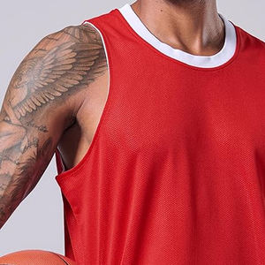 Ensemble d'uniformes de basketball réversibles personnalisés, maillot et short, logo d'équipe, nom, numéro, impression par sublimation, broderie, applique 3D - Product Image 4