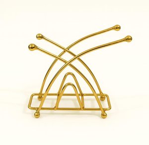 Porta pañuelos y servilletas triangular de latón Royal Crafts 15x5x13 cm, soporte de latón independiente, ¡gran oferta! - Product Image 6