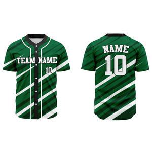 Maillot de baseball de qualité supérieure, sublimation, tissu léger et doux, coupe respirante et confortable, maillot de baseball personnalisé unisexe - Product Image 1