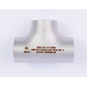 Raccord en T égal en acier inoxydable, norme ASME B16.9 A SA403, rond et lisse, résistant à la corrosion, haute pression, garantie d'un an - Product Image 3