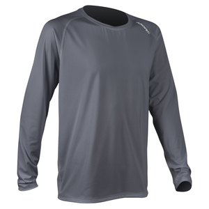 Aropec <b>Men's</b> Adult Long Sleeve Rash Guard 100% Polyester Silk Screen Printed Loose Fit UV Protected <b>Wetsuit</b> Shirt - Product Image 2
