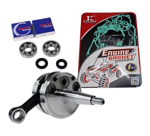 ชุดเครื่องมือสำหรับคาวาซากิ KX 80 KX80 1998-00ชิ้นส่วนเหล็กพร้อมตลับลูกปืนหลักปะเก็นเพลาข้อเหวี่ยง - Product Image 1