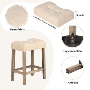 Set di Mobili da Bar in 4 Pezzi con Presa di Corrente, Tavolo da Pranzo e 3 Sgabelli Imbottiti per Uso in Soggiorno - Product Image 6