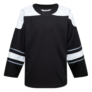 Camiseta de hockey sobre hielo duradera, tela de malla transpirable, uniforme deportivo, ropa deportiva de manga larga, ropa de práctica y costuras resistentes - Product Image 1