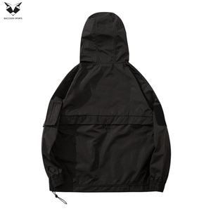 2026 Waterproof Outdoor Windproof Pullover Style Urban Streetwear Water-Resistant Heavy Duty High Performance <b>Techwear</b> <b>Jacket</b> - Product Image 2
