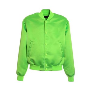 Oem Service <b>Winter</b> Wear <b>Men</b> Satin Bomber <b>Jacket</b> <b>Waterproof</b> Windproof Breathable Thick New Arrival Low MOQ Custom Logo - Product Image 1