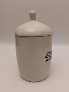 โถเก็บของในครัวแบบมินิมอลพร้อมฝาปิด ลายพิมพ์รูปช้อน ผิวเรียบเงางาม ขนาดกะทัดรัด ใช้จัดระเบียบบนเคาน์เตอร์ อุปกรณ์จัดเก็บของในครัวอัจฉริยะ - Product Image 3