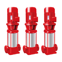 Conjunto de Bomba Contra Incendios Vertical Multietapa de Acero Inoxidable 304 XBD16.0/5G-GDL, Impulsor de Fundición de Precisión, Eje de Acero Inoxidable, Tubería