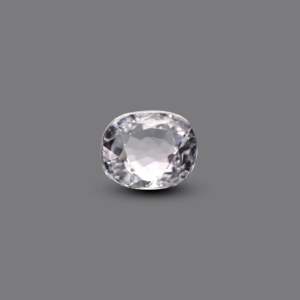 Natural White Zircon 4.55 Carat Loose Gemstone for Fine Jewelry - Product Image 1