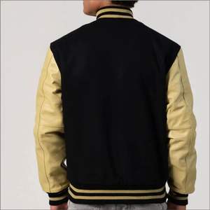 Team Jacket,Plain Varsity Custom Letterman Cotton Men Old School Varsity Jackets Men Wholesale Blank Varsity Jackets Cropped - Product Image 5