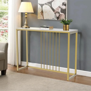 Console de couloir moderne en acier inoxydable avec rangement, finition texturée, design contemporain pour hôtel, chambre à coucher, salon – Qualité supérieure - Product Image 4