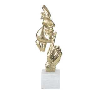 Face & Hand Sculpture Contemporary Art Figurine Tabletop Decor for Living Room perfect for room decor - Product Image 2