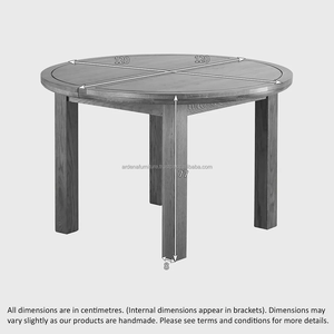 ชุดเฟอร์นิเจอร์ห้องรับประทานอาหารไม้ทรงสี่เหลี่ยมผืนผ้า ดีไซน์หรูหรา ทนทาน สีสันปรับแต่งได้ สำหรับบ้าน อพาร์ทเมนต์ และสวนสาธารณะ - Product Image 3