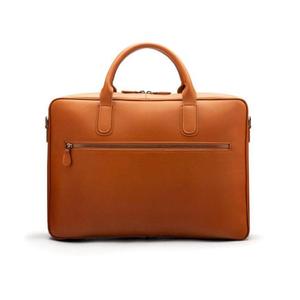 Classic Genuine Leather <b>Laptop</b> Briefcase Shoulder Bag Durable Work Handle Closure Tan Color Customizable <b>Laptop</b> Bags & <b>Case</b> - Product Image 2