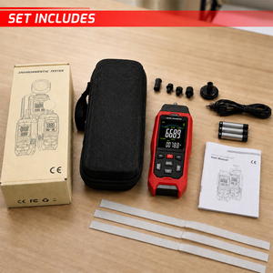 Tachymètre numérique 2-en-1 (contact et laser), compte-tours portatif, enregistreur de données pour 2000 lectures, alarme haute/basse fréquence, logiciel PC (OEM) - Product Image 6