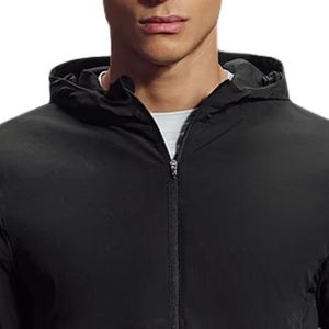 Custom Mens Performance Windbreaker <b>Jacket</b> <b>Lightweight</b> Outdoor <b>Running</b> Coat Breathable Full Zip Athletic Sportswear Manufacture - Product Image 3