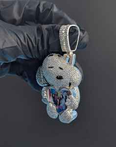 Custom Photo Dog Cartoon Pendant Moissanite Picture <b>Locket</b> Personalized Memory For 925 <b>Silver</b> Fine Jewelry Pendants & Charms - Product Image 3