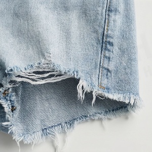 Heavy <b>Work</b> Casual Denim Shorts Colorful Floral Embroidery Womens Summer Loose <b>Jeans</b> Top Quality Customized Color Wear - Product Image 6