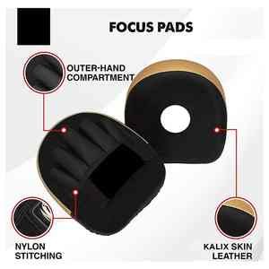 Almohadillas de Entrenamiento de Boxeo Ligeras de Cuero, para Velocidad de Golpeo, Precisión, Tiempo de Reacción, Entrenamientos Profesionales de Fitness - Product Image 4