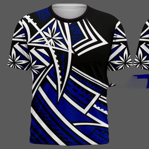 T-shirt pour homme à imprimé drapeau polynésien, design jersey, prix bas, chemises pour homme de haute qualité - Product Image 1
