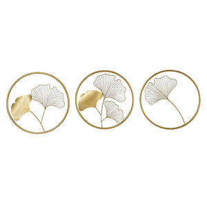 Arte de Pared de Metal Abstracto Hecho a Mano, Placa Redonda de Hierro, Decoración Nórdica Creativa para Colgar en la Pared, Escultura de Pared Contemporánea de Lujo para Oficina - Product Image 3