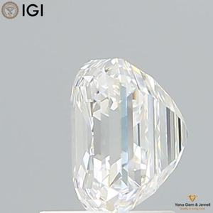 Diamant de laboratoire CVD certifié IGI, pureté VS1, couleur E, 2,00 carats, taille Asscher, pour la création de la bague Forever. - Product Image 6