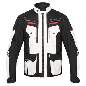 Chaqueta de Motociclismo para Hombre, Talla Grande, Transpirable, Impermeable, Anti-UV, 100% Poliéster, Equipo de Protección para Motocicleta de Carretera - Product Image 1