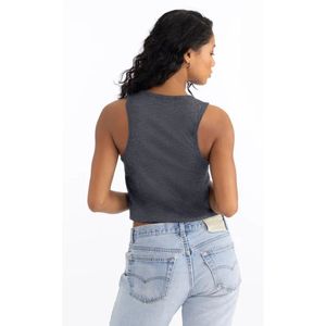 Custom Ladies Festival <b>Crop</b> Tank <b>Top</b> Lightweight Sleeveless Shirt Fashion Fit for Concert Beach Vacation and Casual Wear - Product Image 2